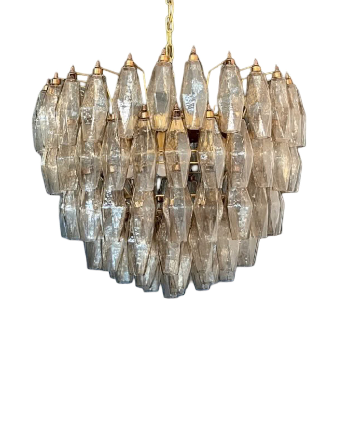 Murano Poliedri Lysekrone 111 glass