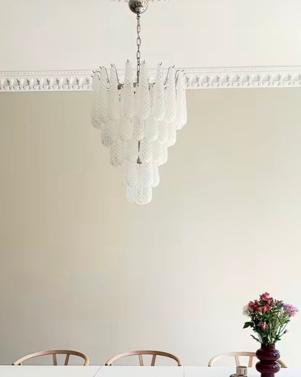 Murano Chandelier Drop 52 Glass