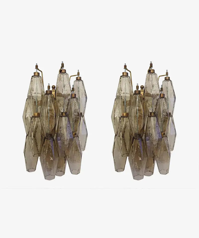 Murano vegglampe poliedri 16 glass (2 stk) Murano Studio