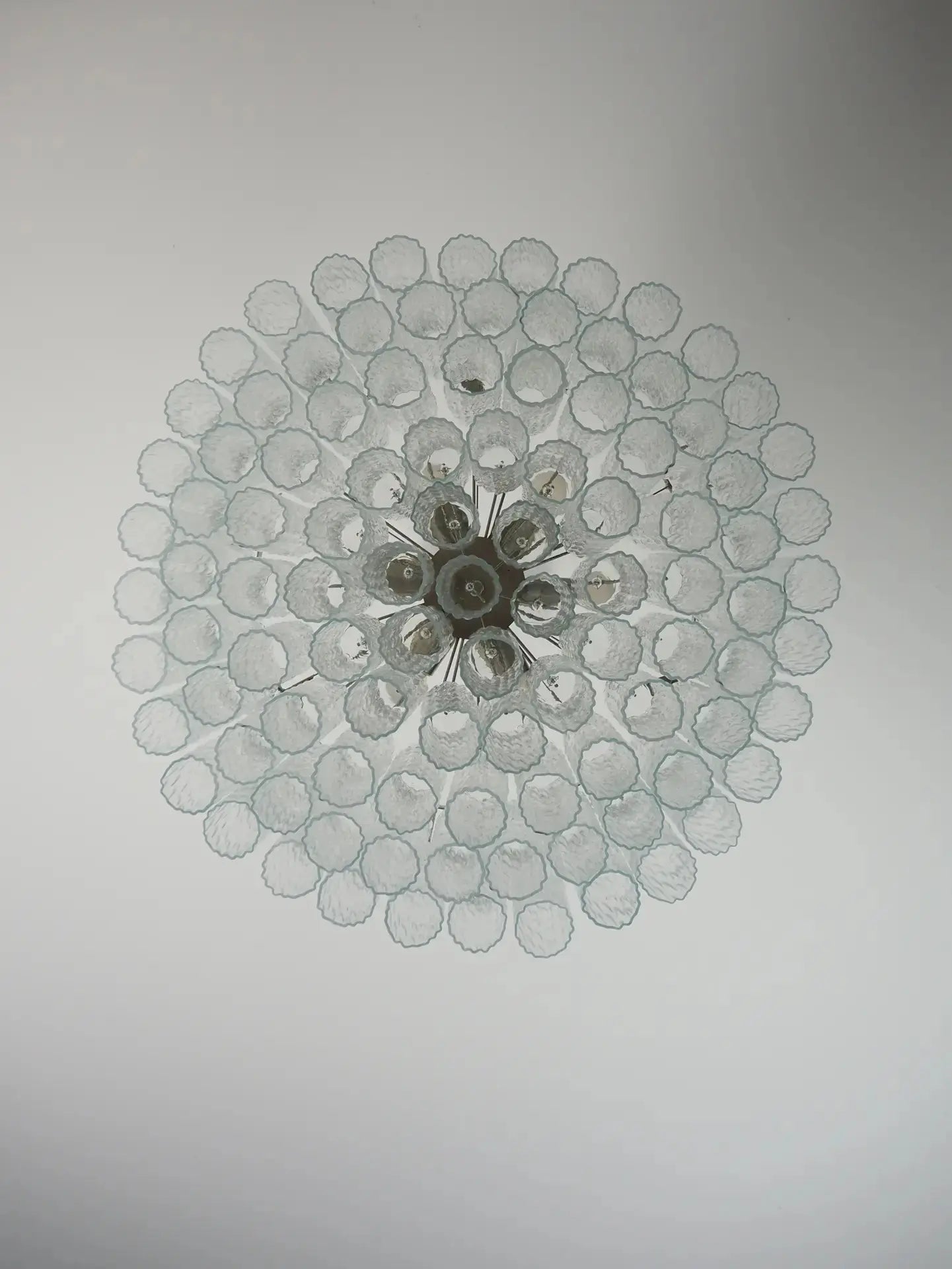 Murano Lysekrone Ice 101 Glassrør Murano Studio