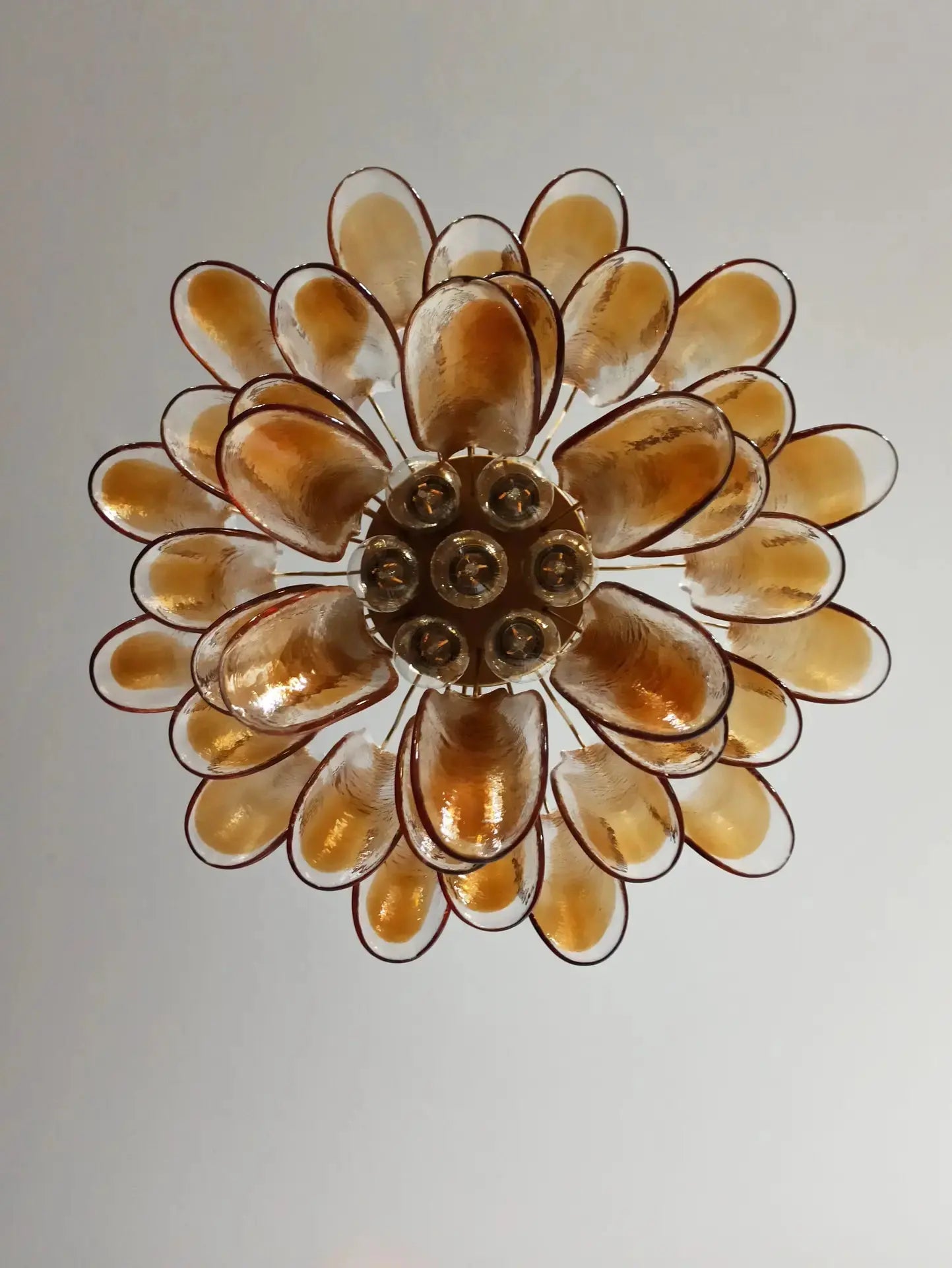 Murano Lysekrone Mazzega 36 glass Murano Studio