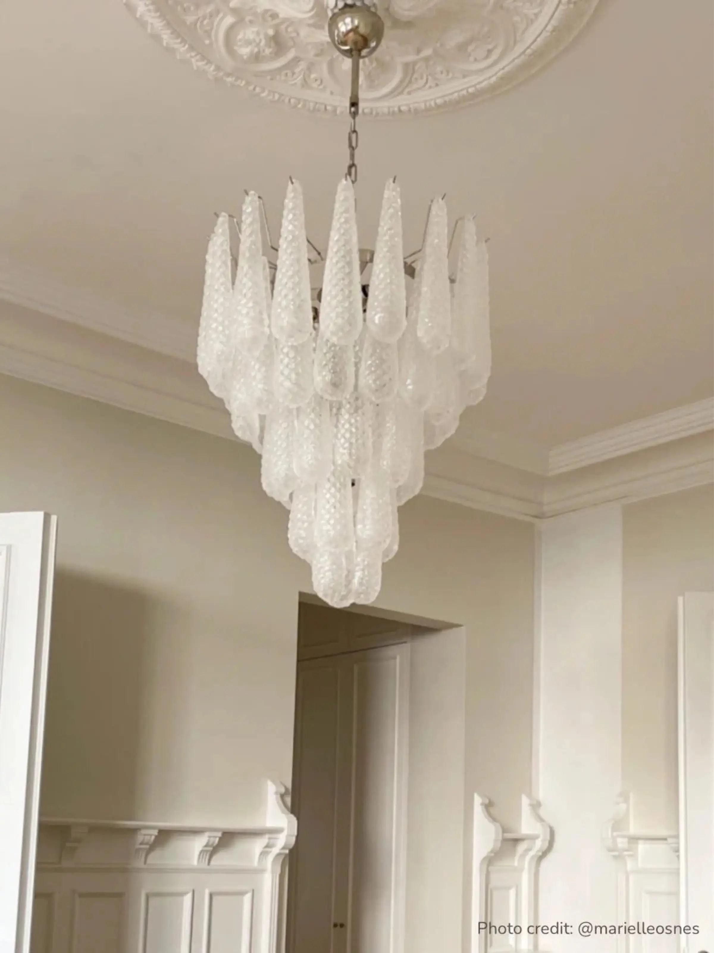 Murano Lysekrone Dråpe 52 Glass Murano Studio