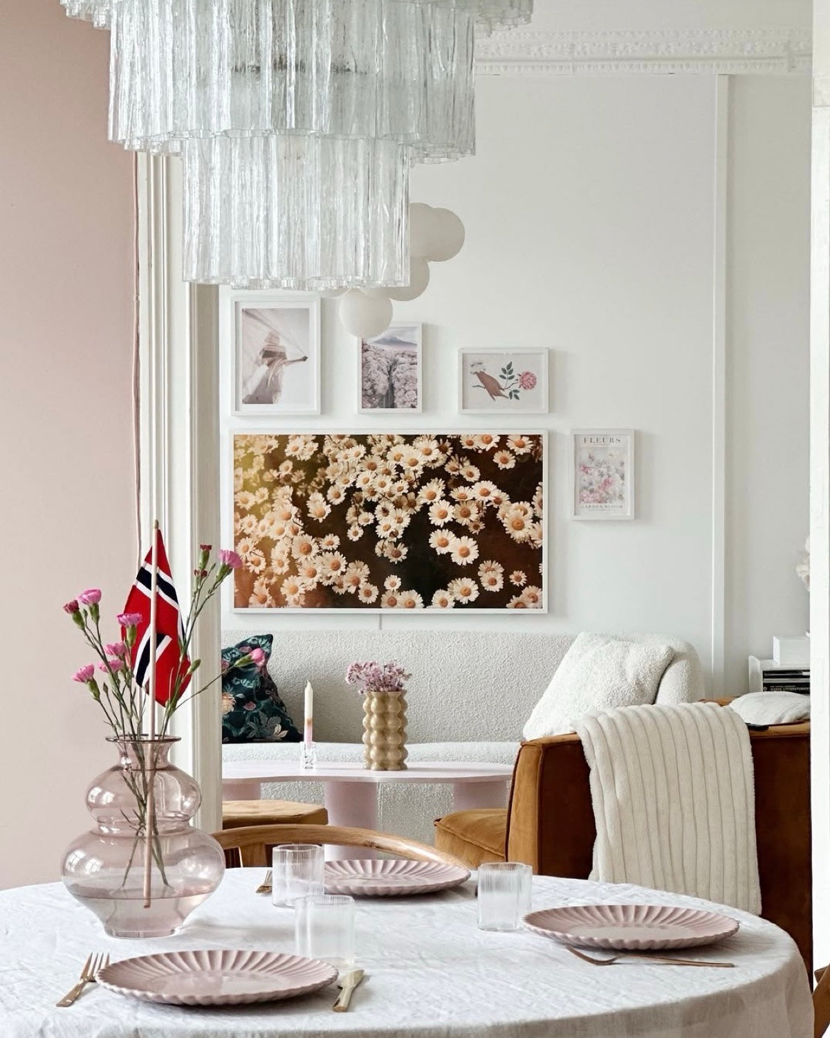 Murano Chandelier 52 Glass Tubes