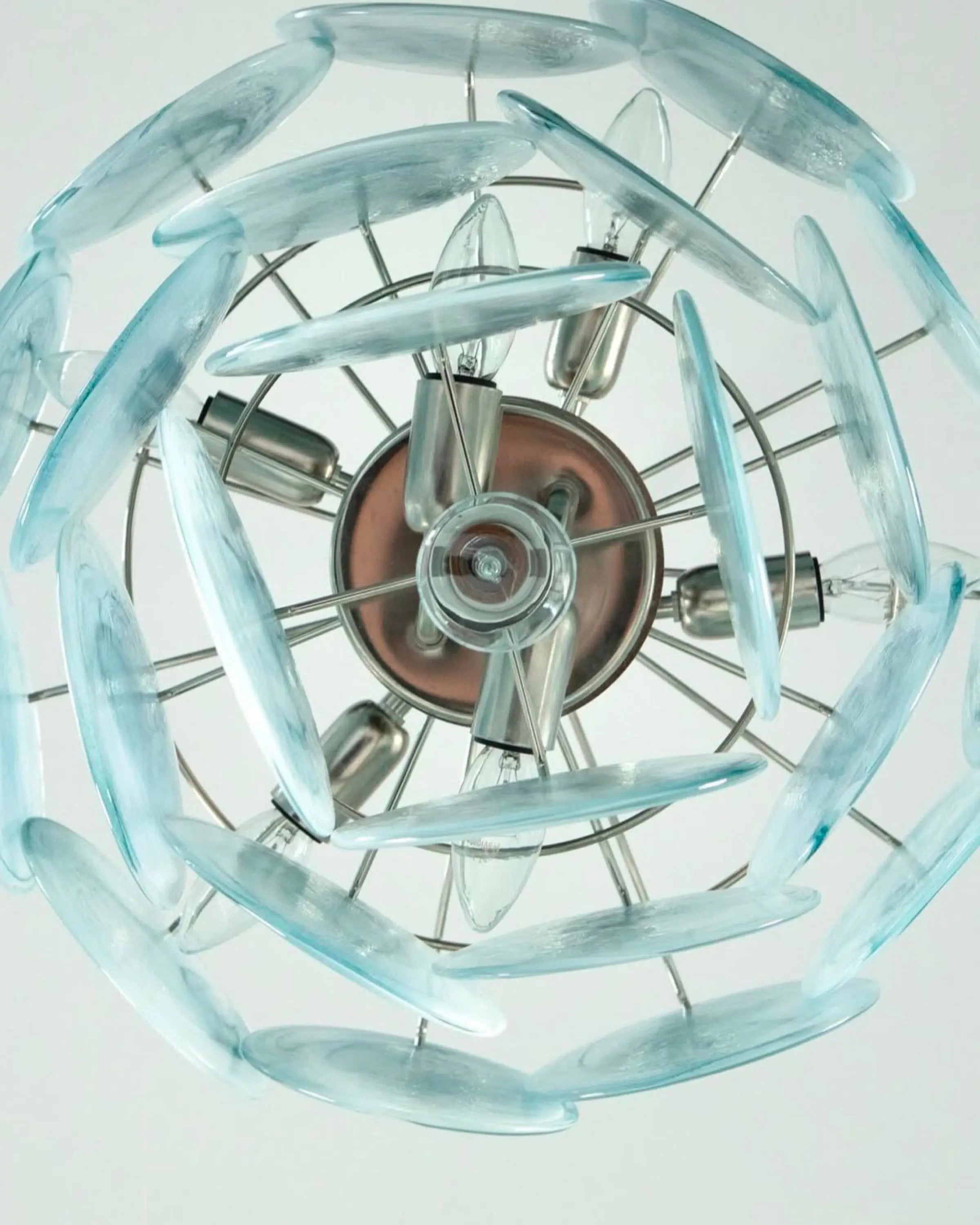 Murano Lysekrone Diskglass 23 Murano Studio