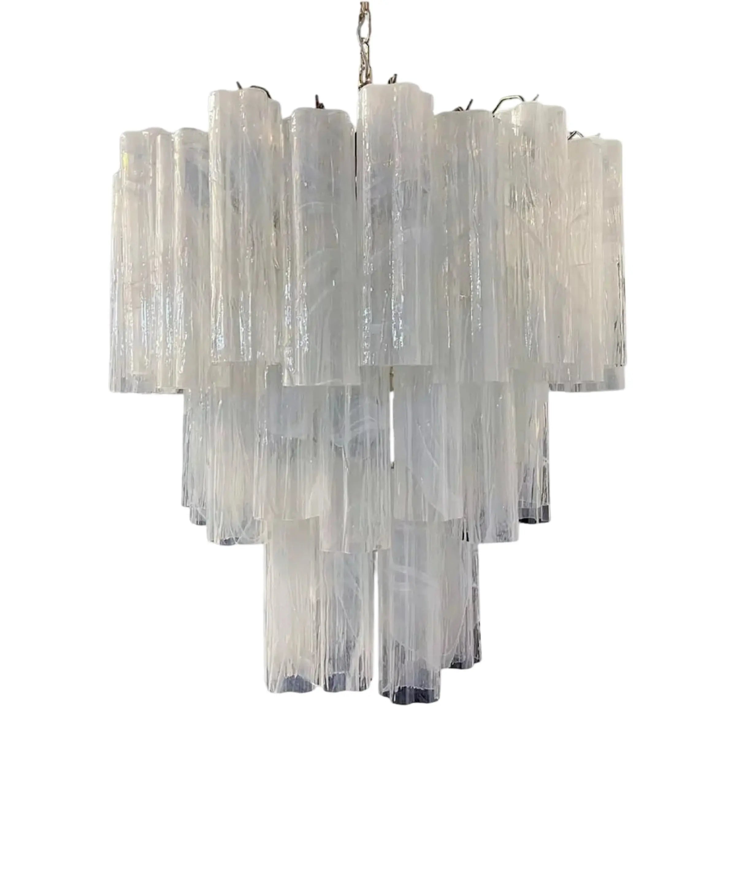 Murano Lysekrone 48 Glassrør Murano Studio
