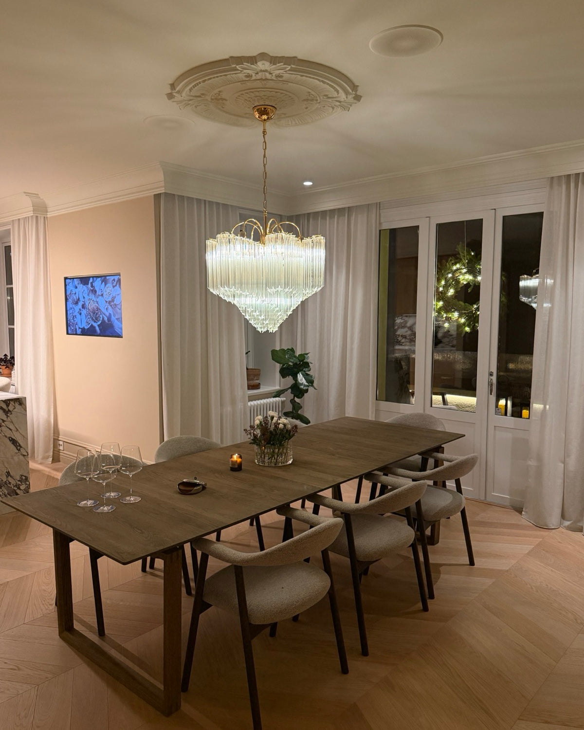 Murano Chandelier Prism 114