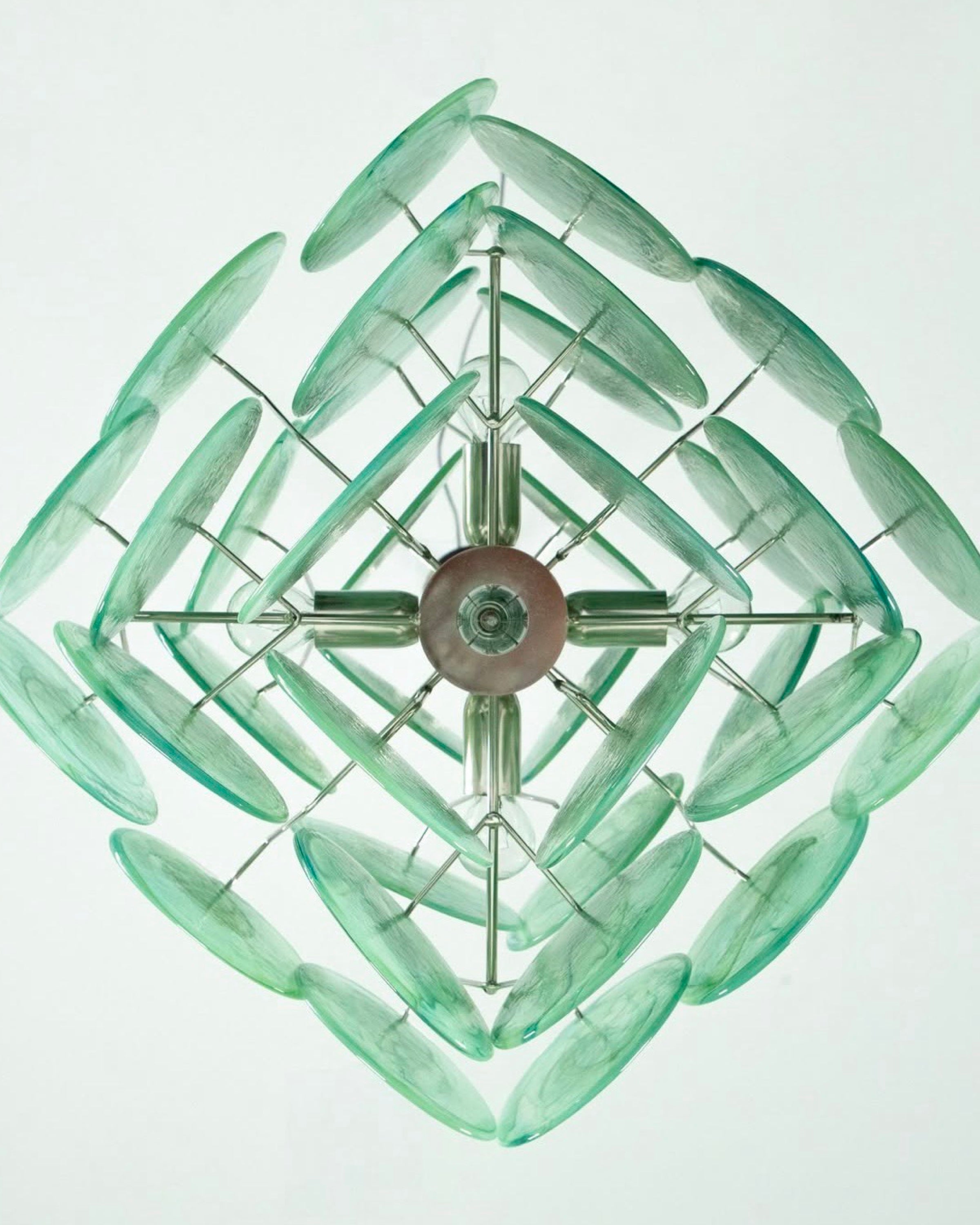 Murano Lysekrone Diskglass 36 Murano Studio