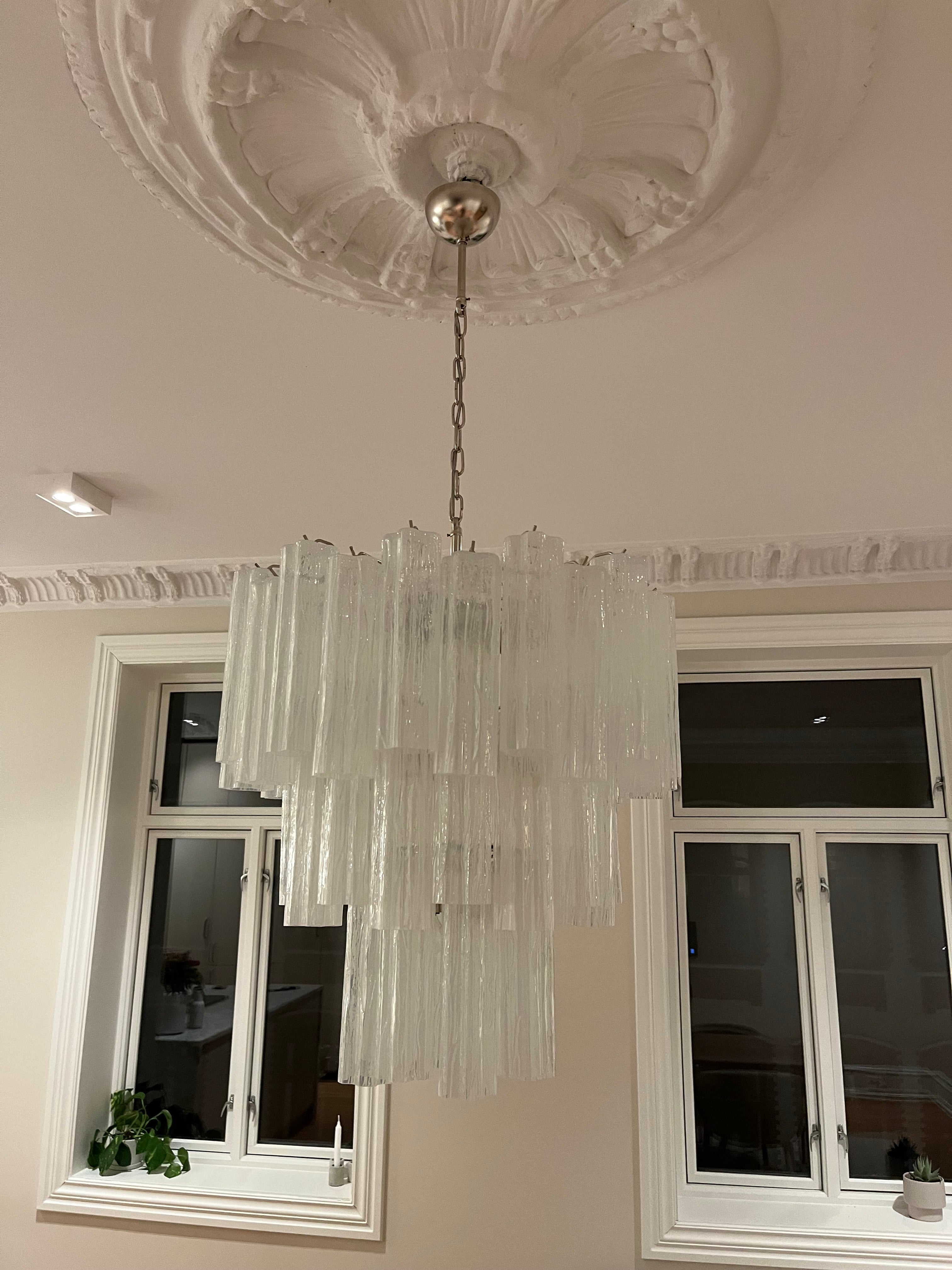 Murano Chandelier 48 Glass Tubes
