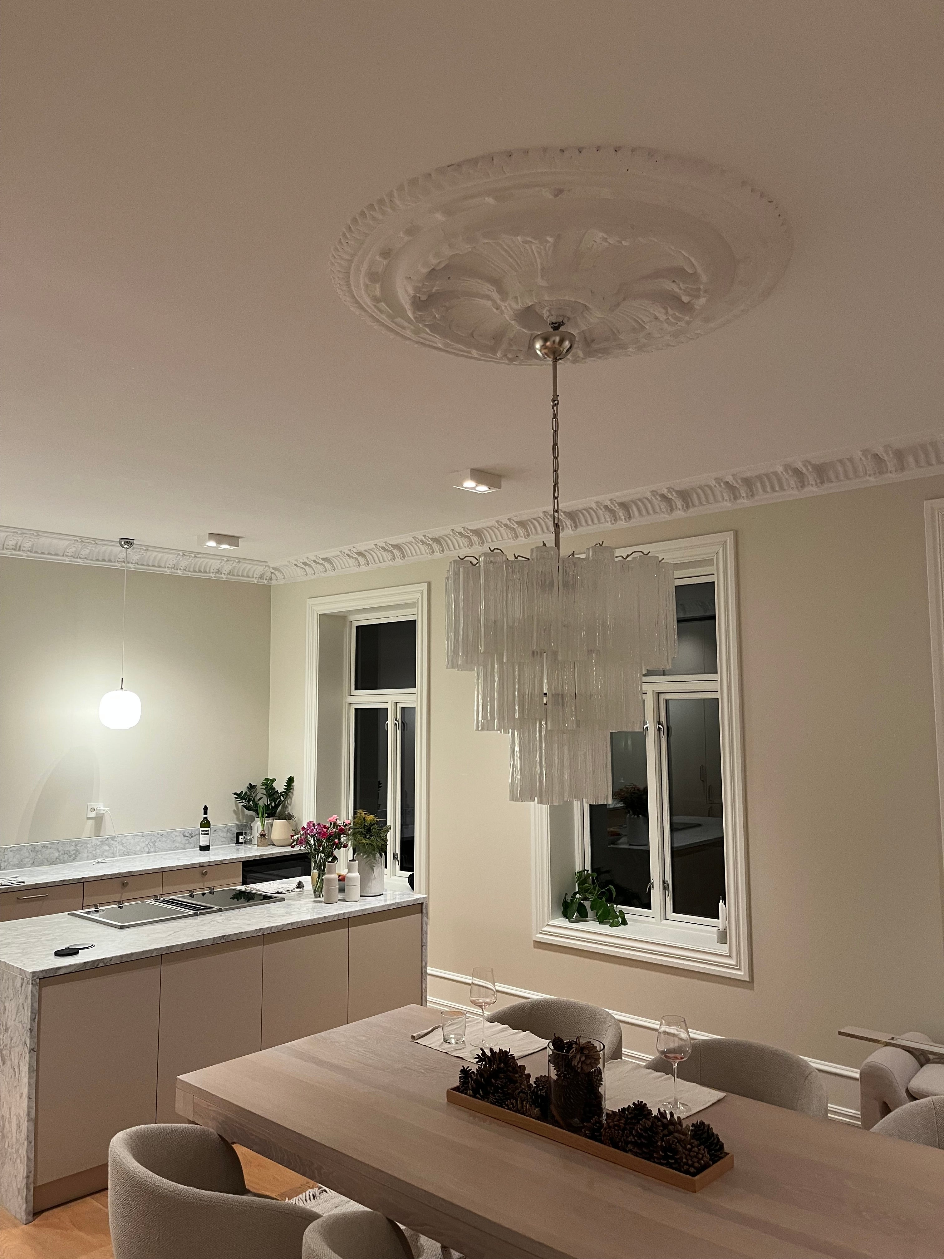 Murano Chandelier 48 Glass Tubes