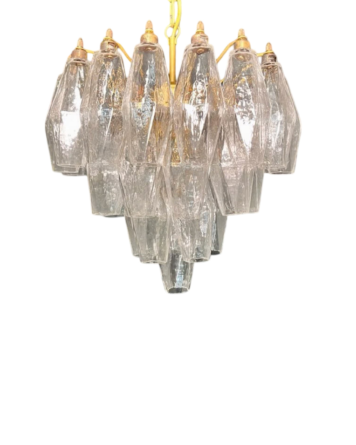 Murano Poliedri Lysekrone 32 glass