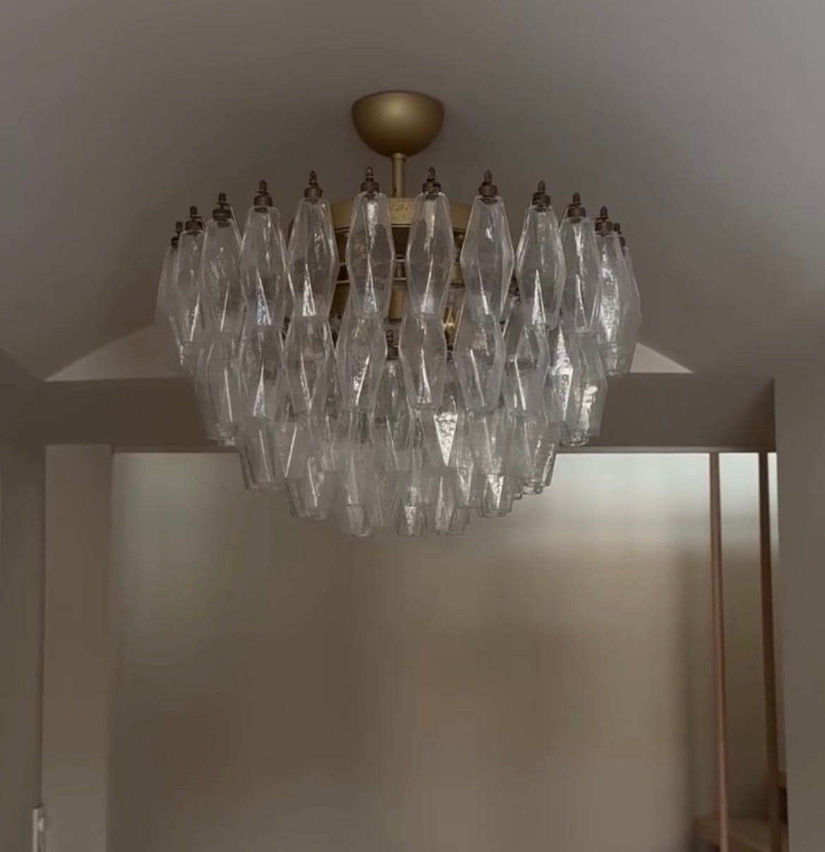 Murano Poliedri Chandelier - 84 Glass