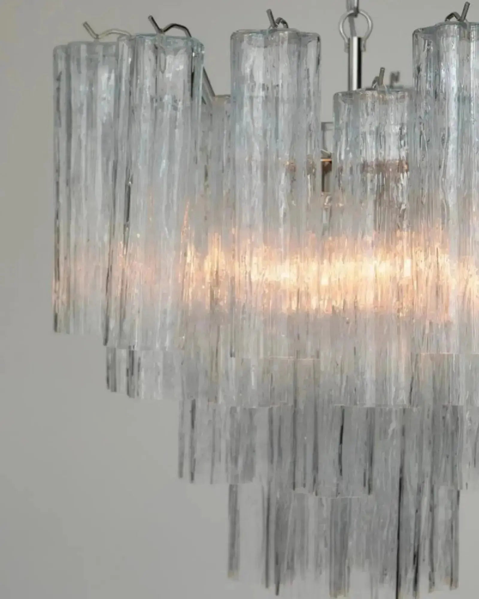 Murano Lysekrone 36 Glassrør Murano Studio