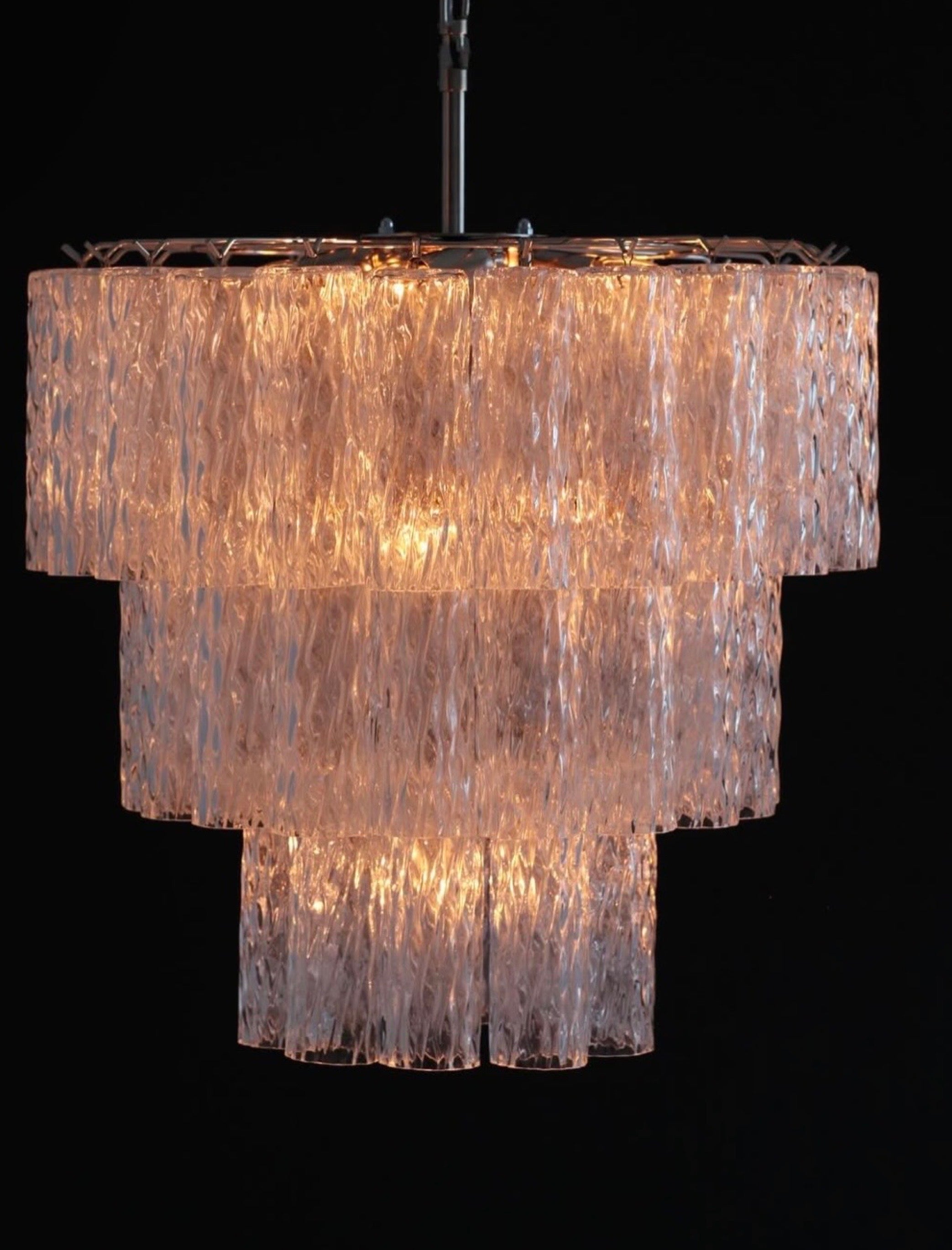 Murano Chandelier Ice 52 Glass Tubes