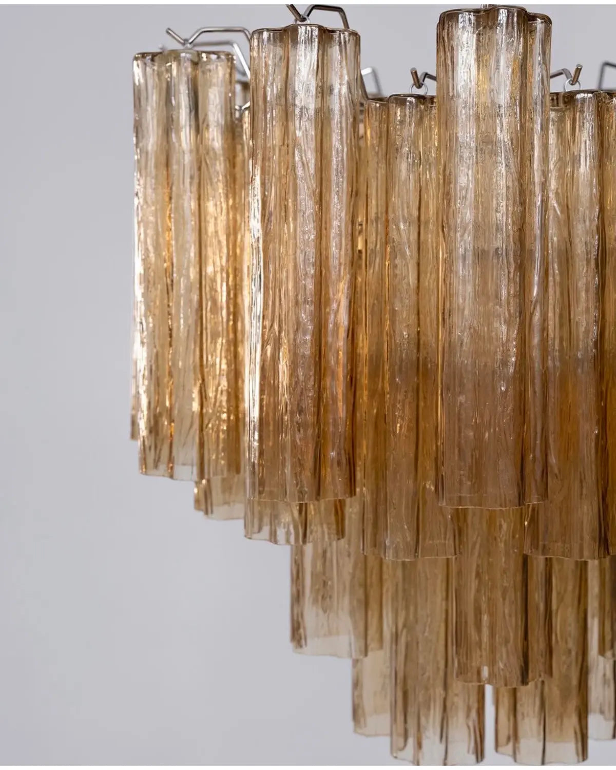 Murano Lysekrone 36 Glassrør Murano Studio