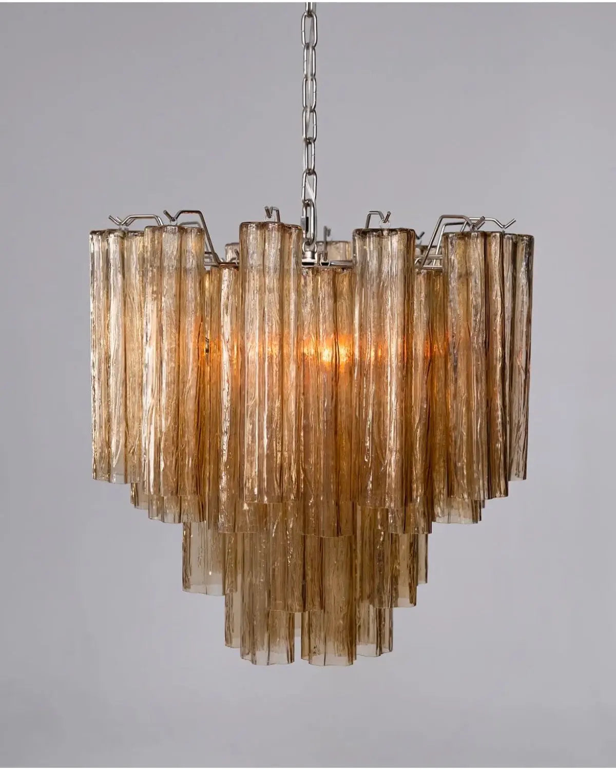 Murano Lysekrone 36 Glassrør Murano Studio