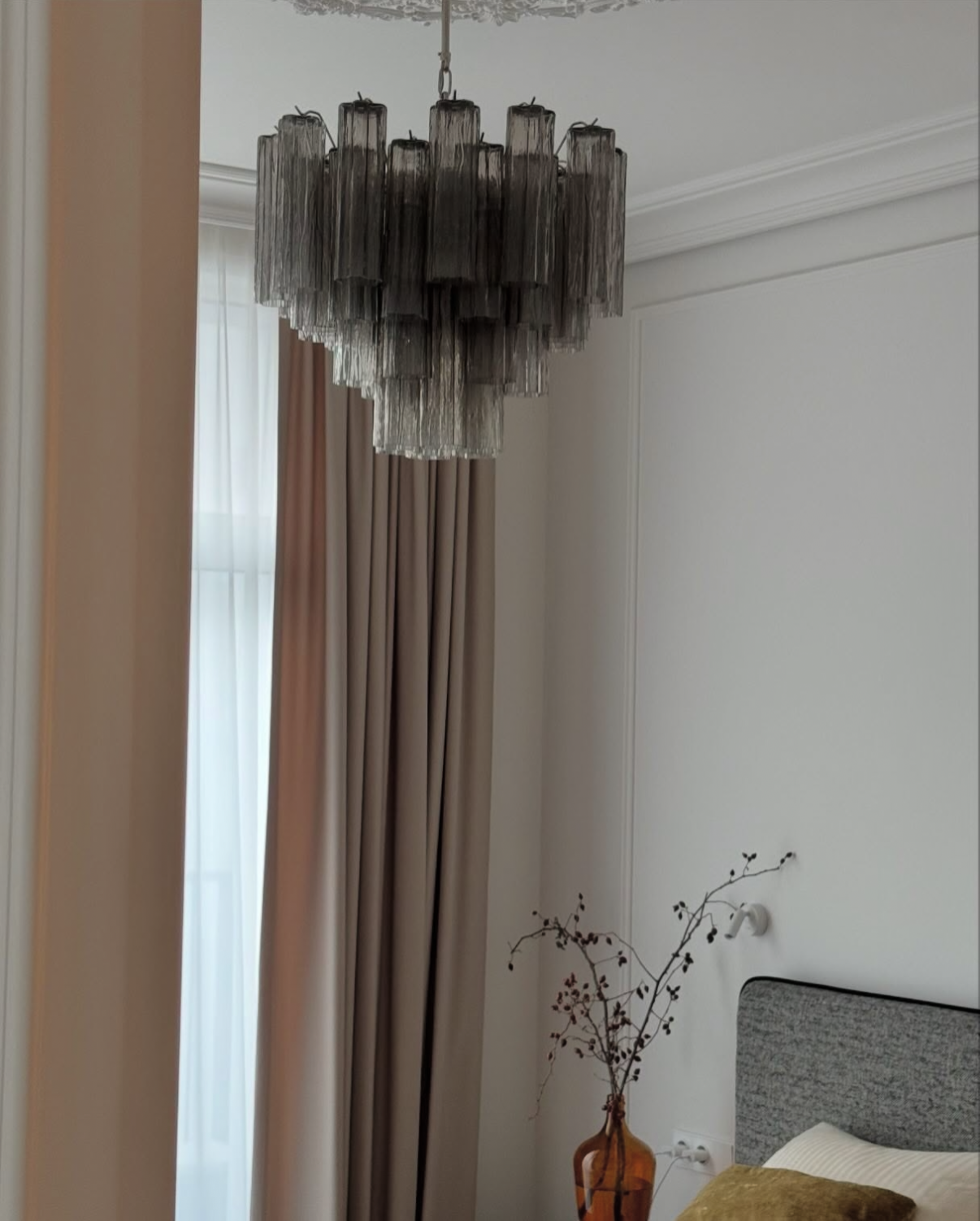 Murano Chandelier 36 Glass Tubes