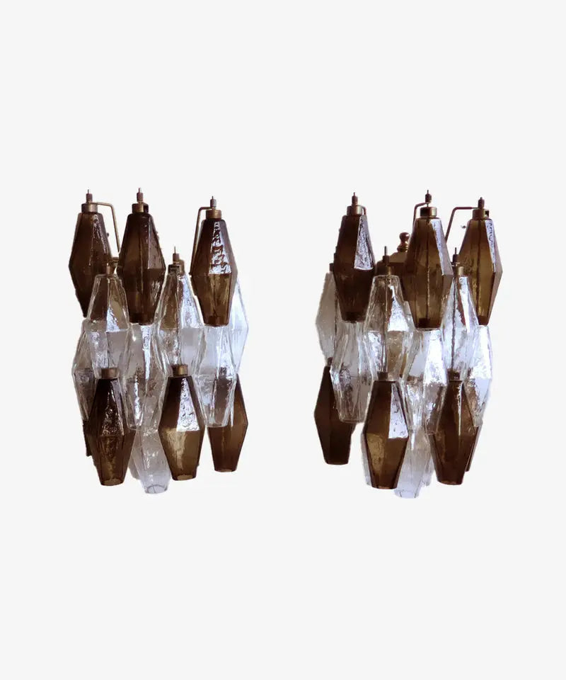 Murano vegglampe poliedri 16 glass (2 stk) Murano Studio