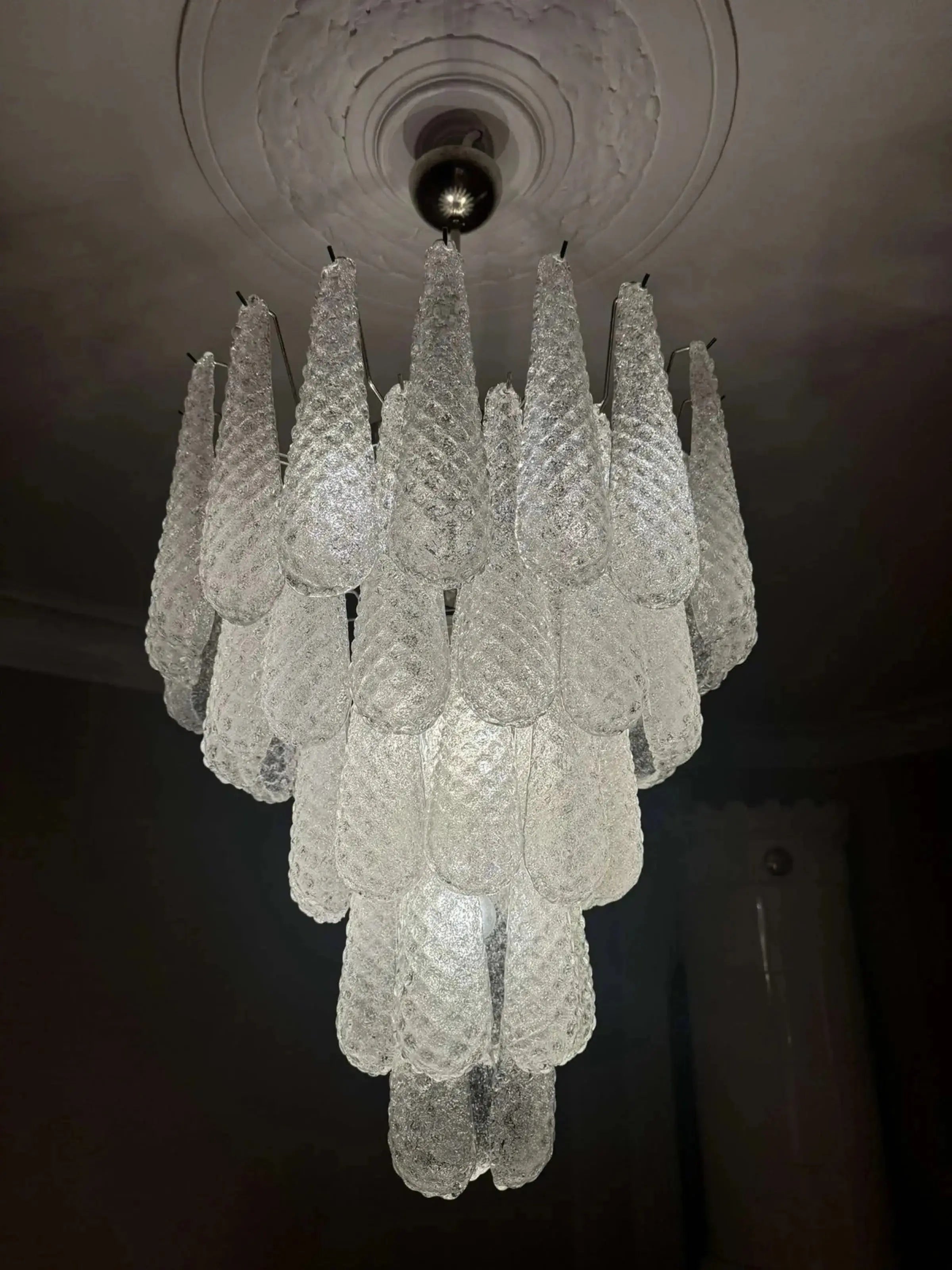 Murano Lysekrone Dråpe 52 Glass Murano Studio