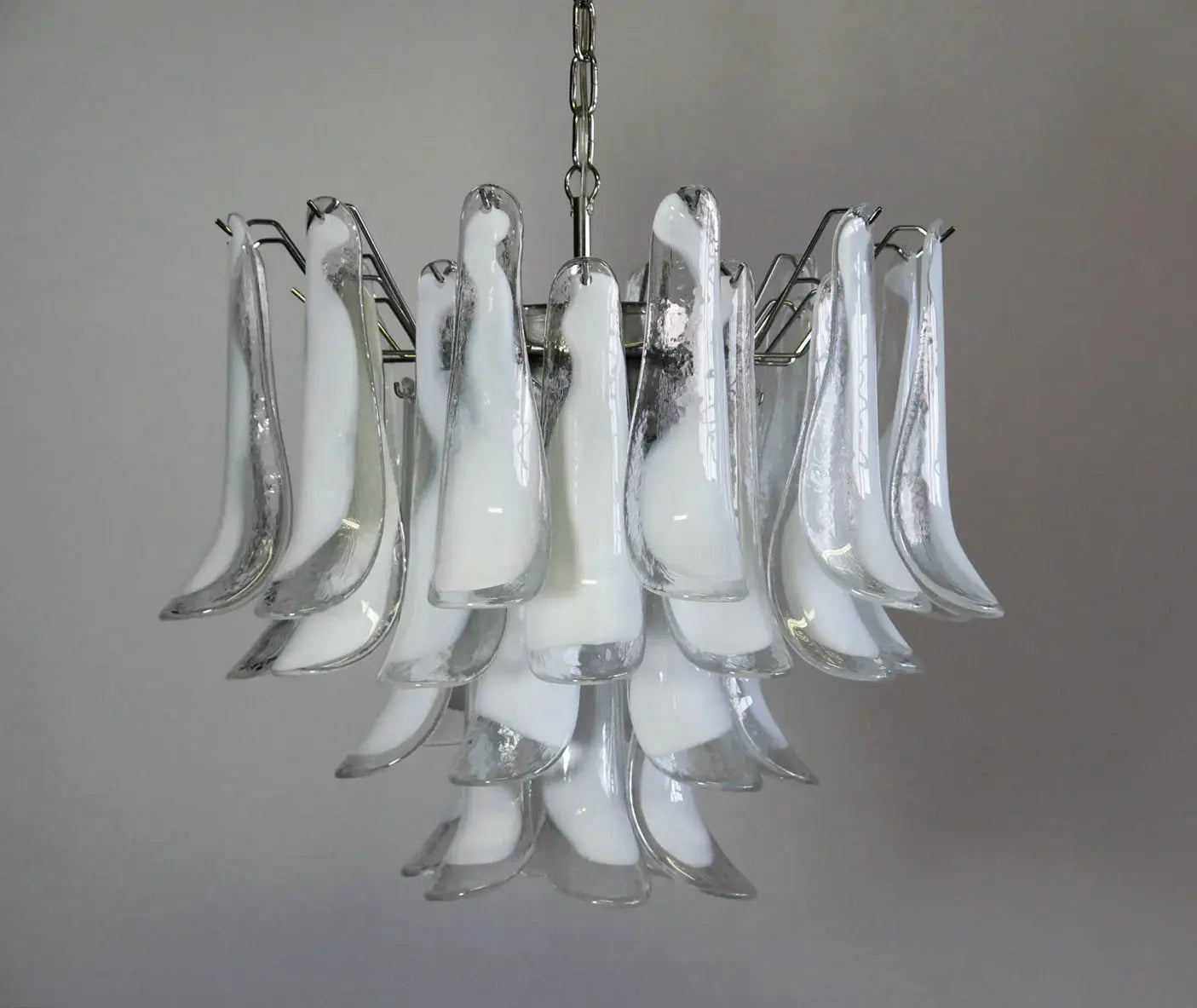 Murano Lysekrone Mazzega 36 glass Murano Studio