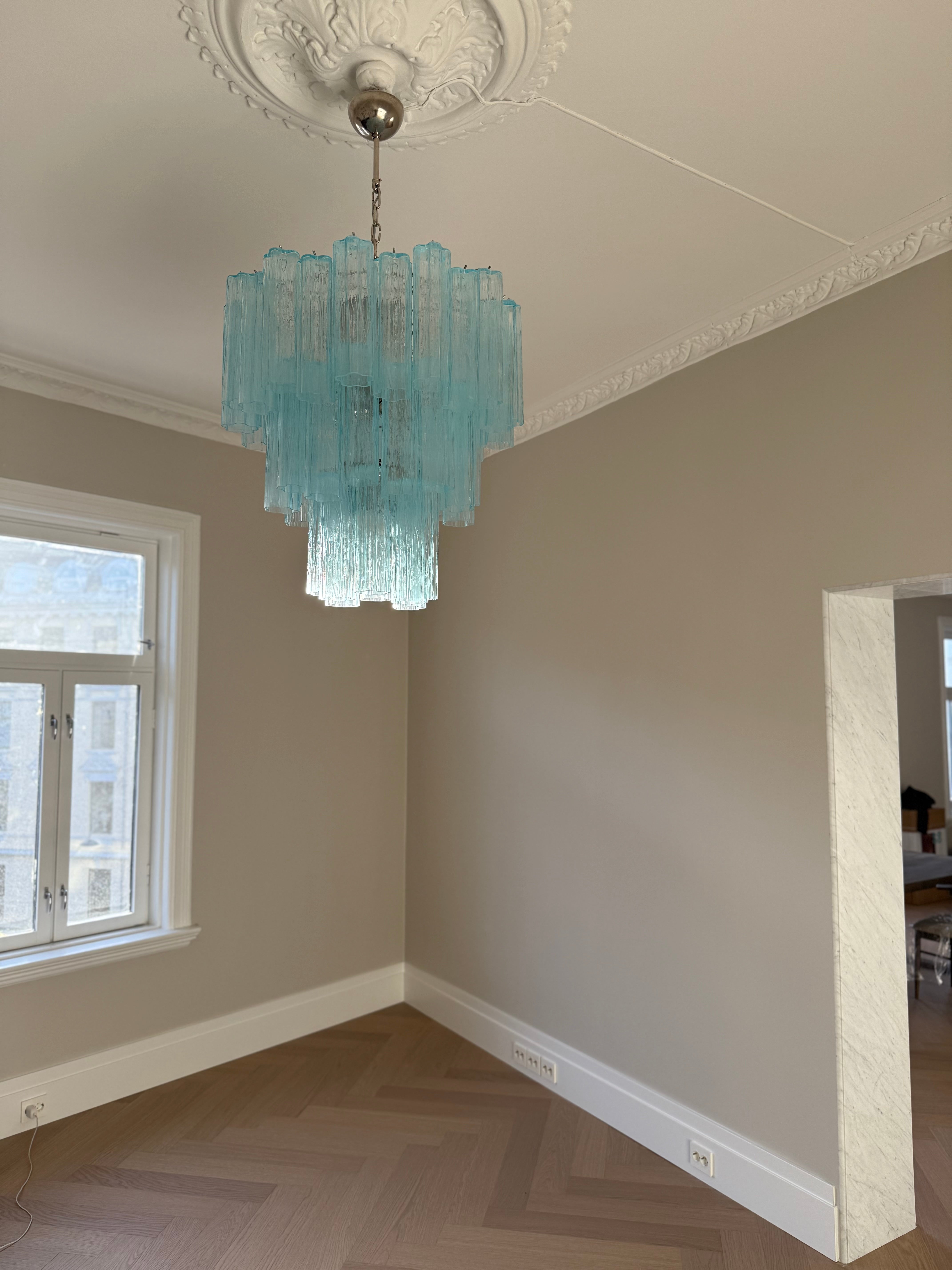 Murano Chandelier 48 Glass Tubes
