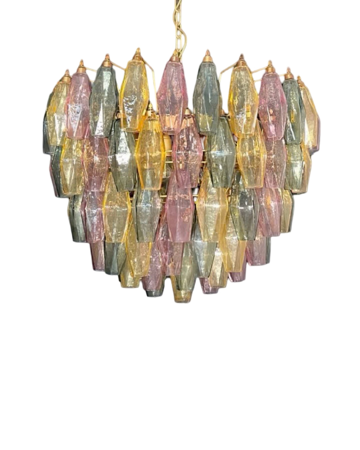 Murano Poliedri Lysekrone 111 glass
