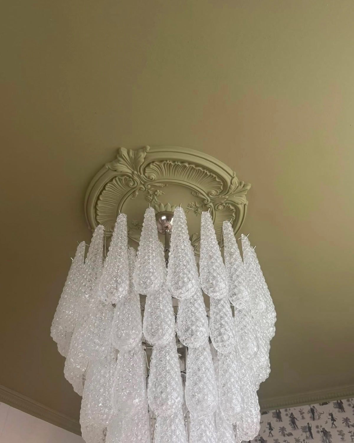 Murano Chandelier Drop 75 Glass
