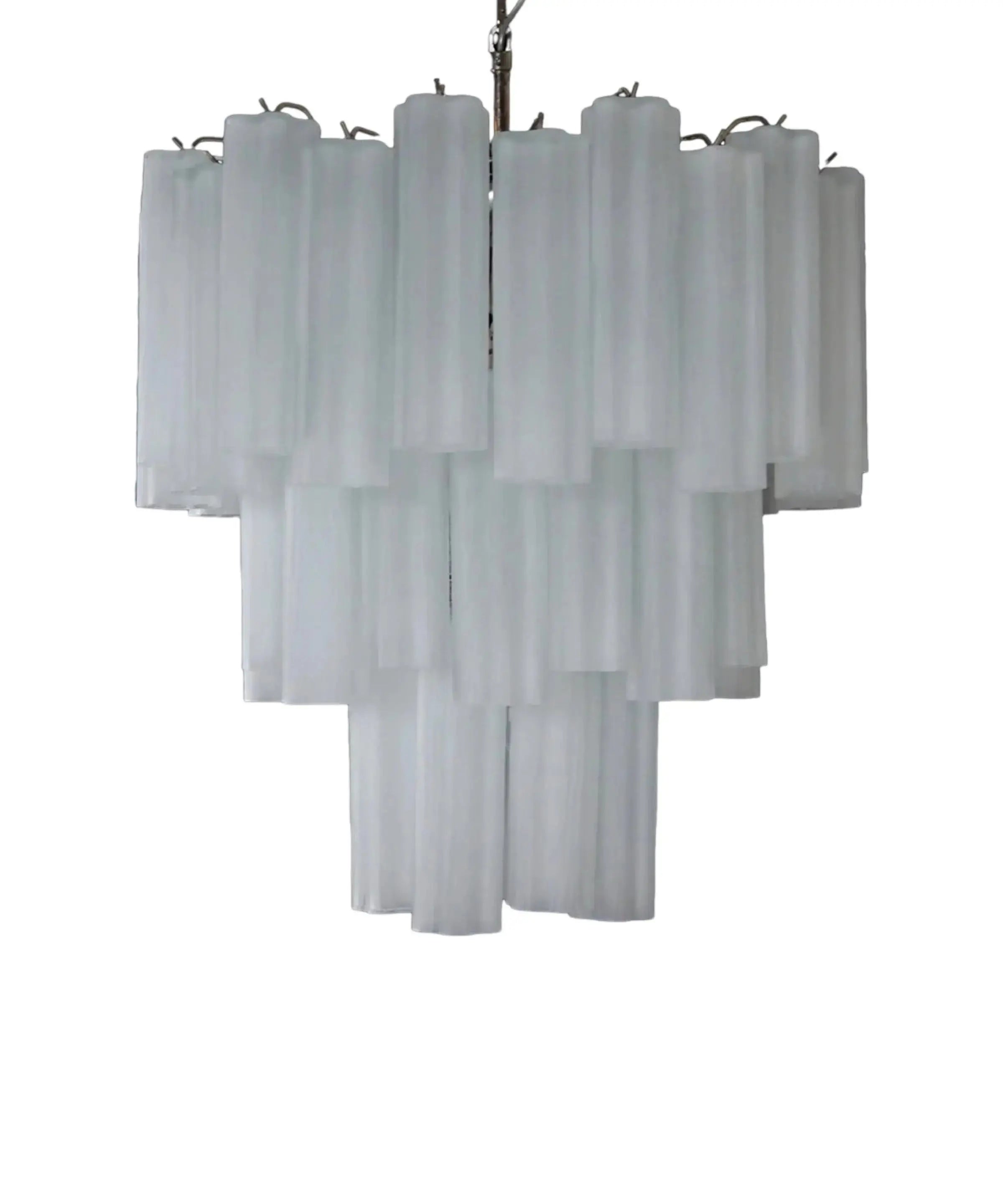 Murano Lysekrone 48 Glassrør Murano Studio