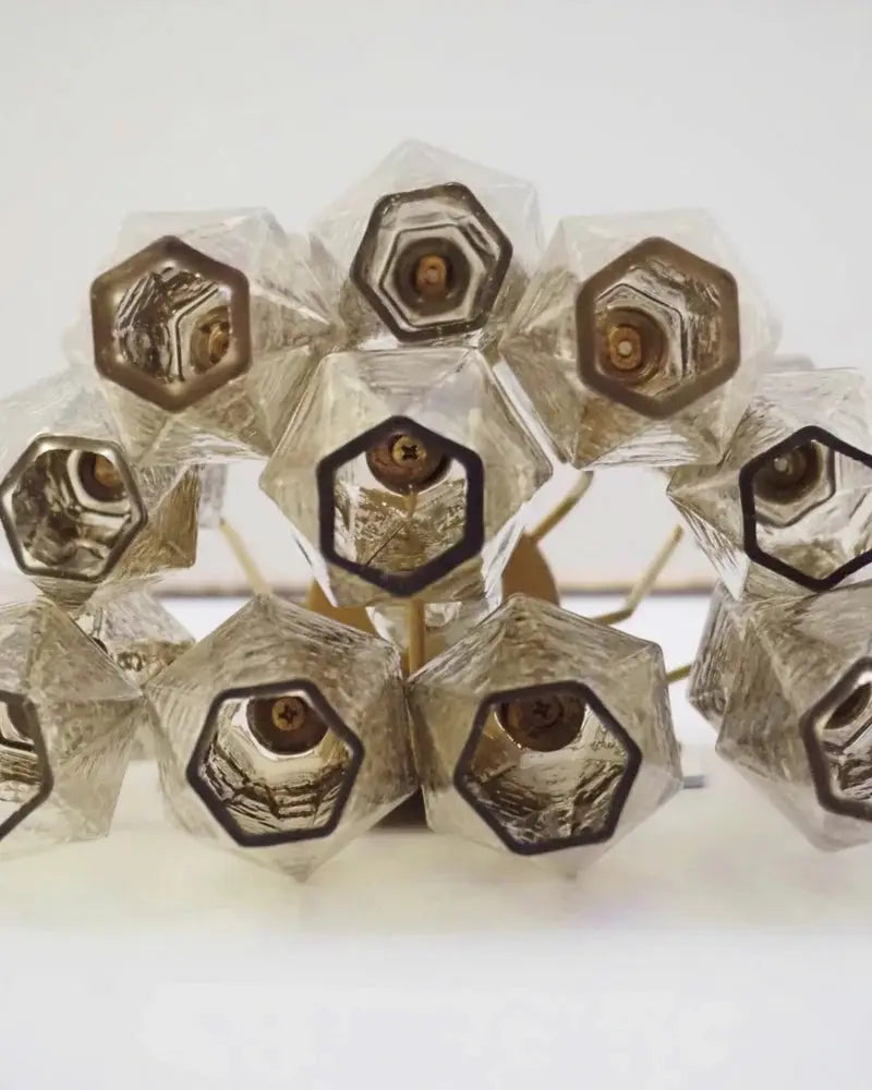 Murano vegglampe poliedri 16 glass (2 stk) Murano Studio