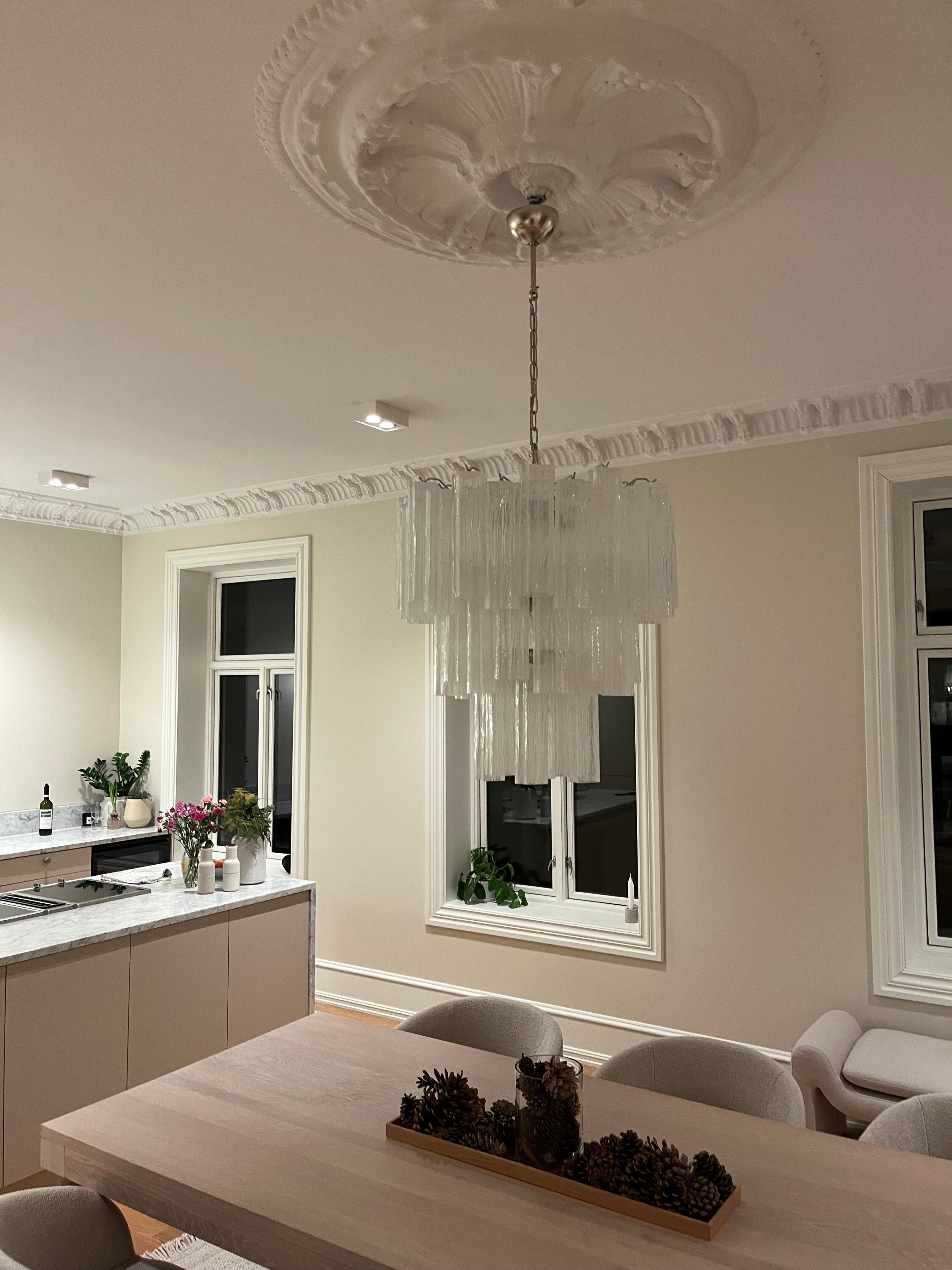 Murano Chandelier 48 Glass Tubes