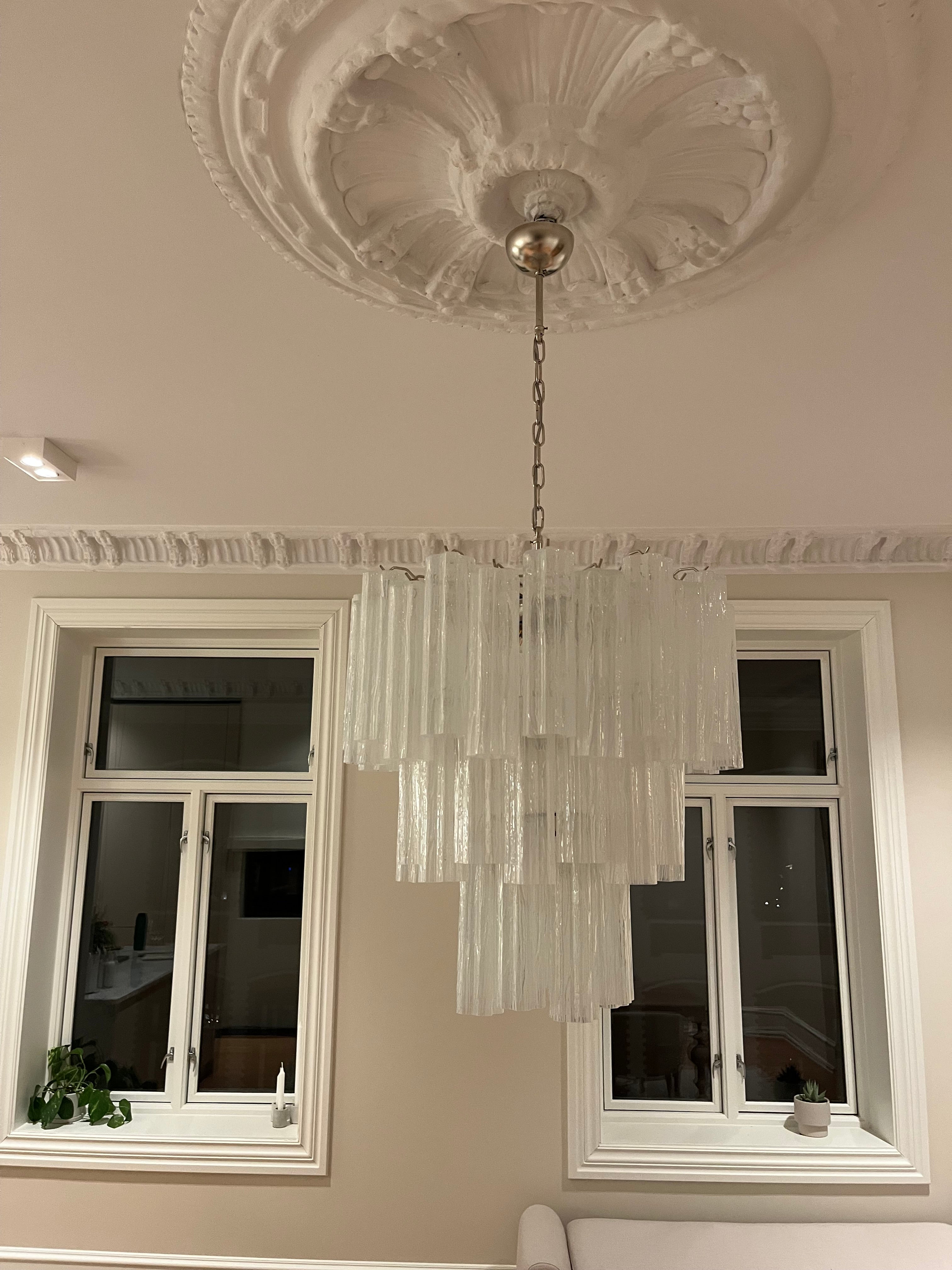 Murano Chandelier 48 Glass Tubes
