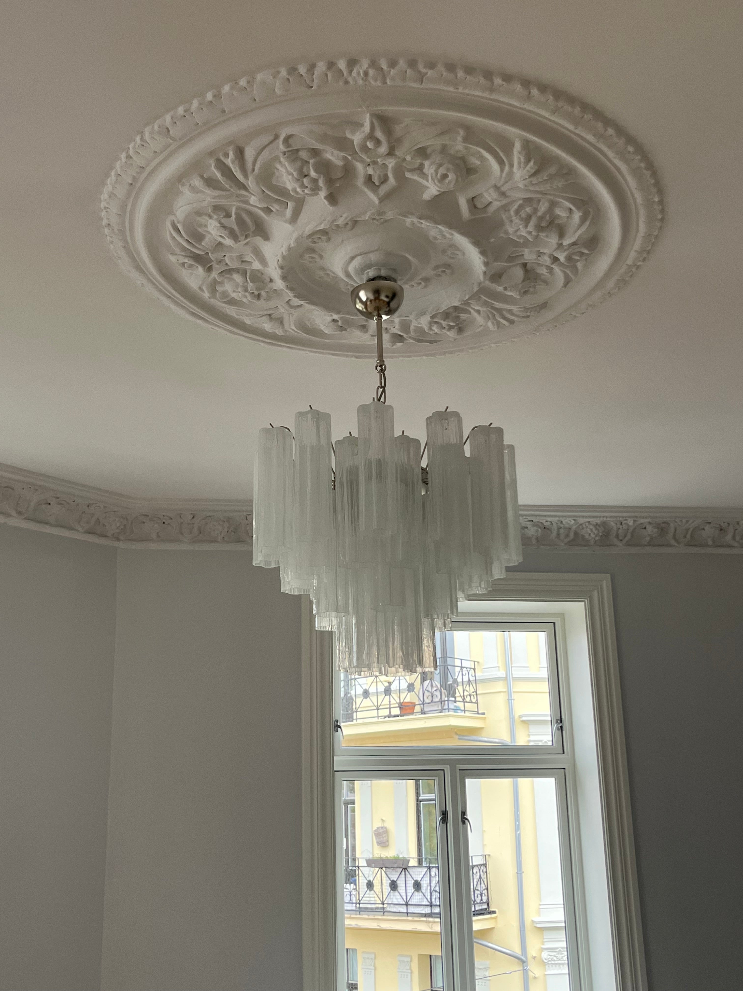 Murano Chandelier 36 Glass Tubes