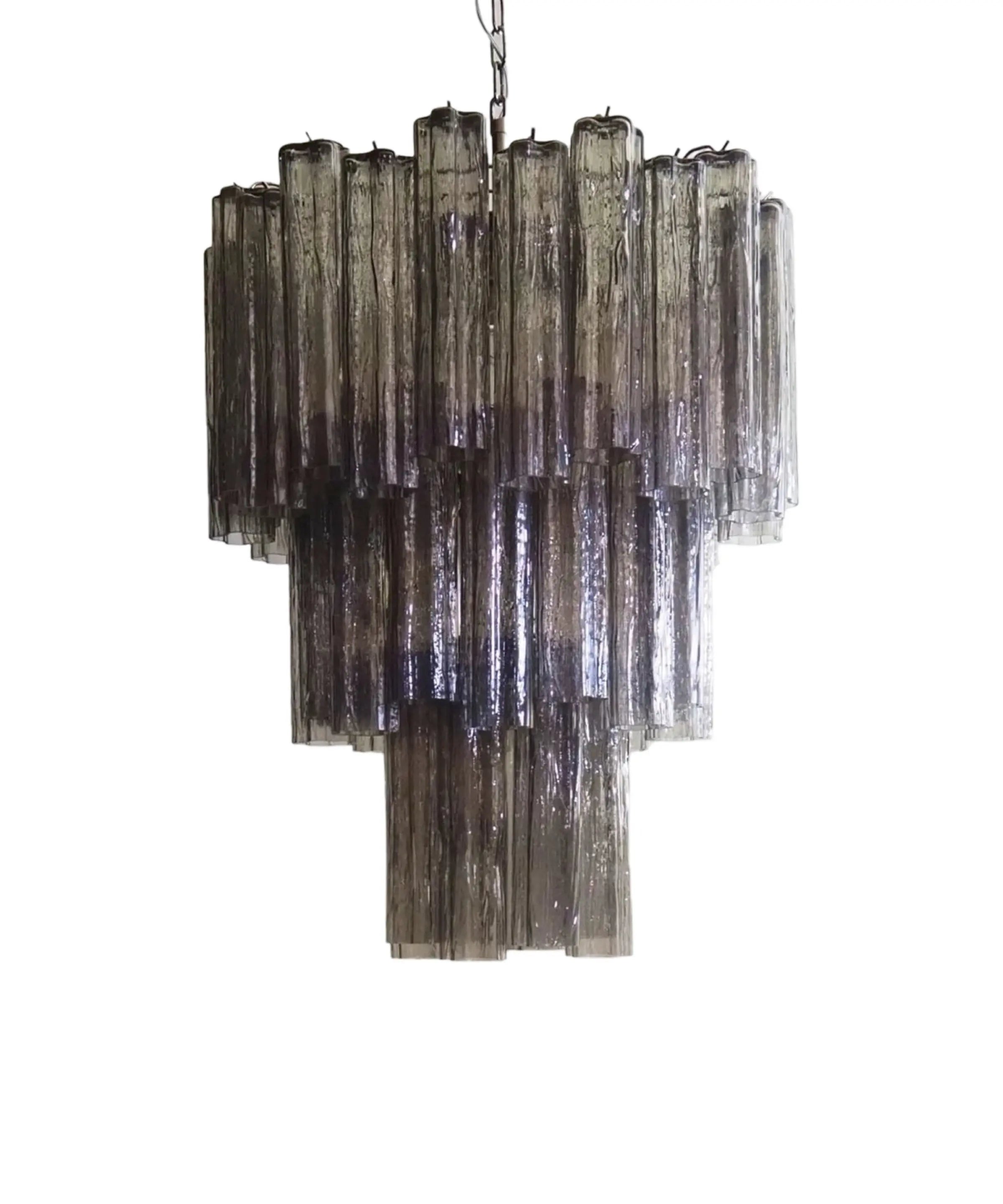 Murano Lysekrone 48 Glassrør Murano Studio