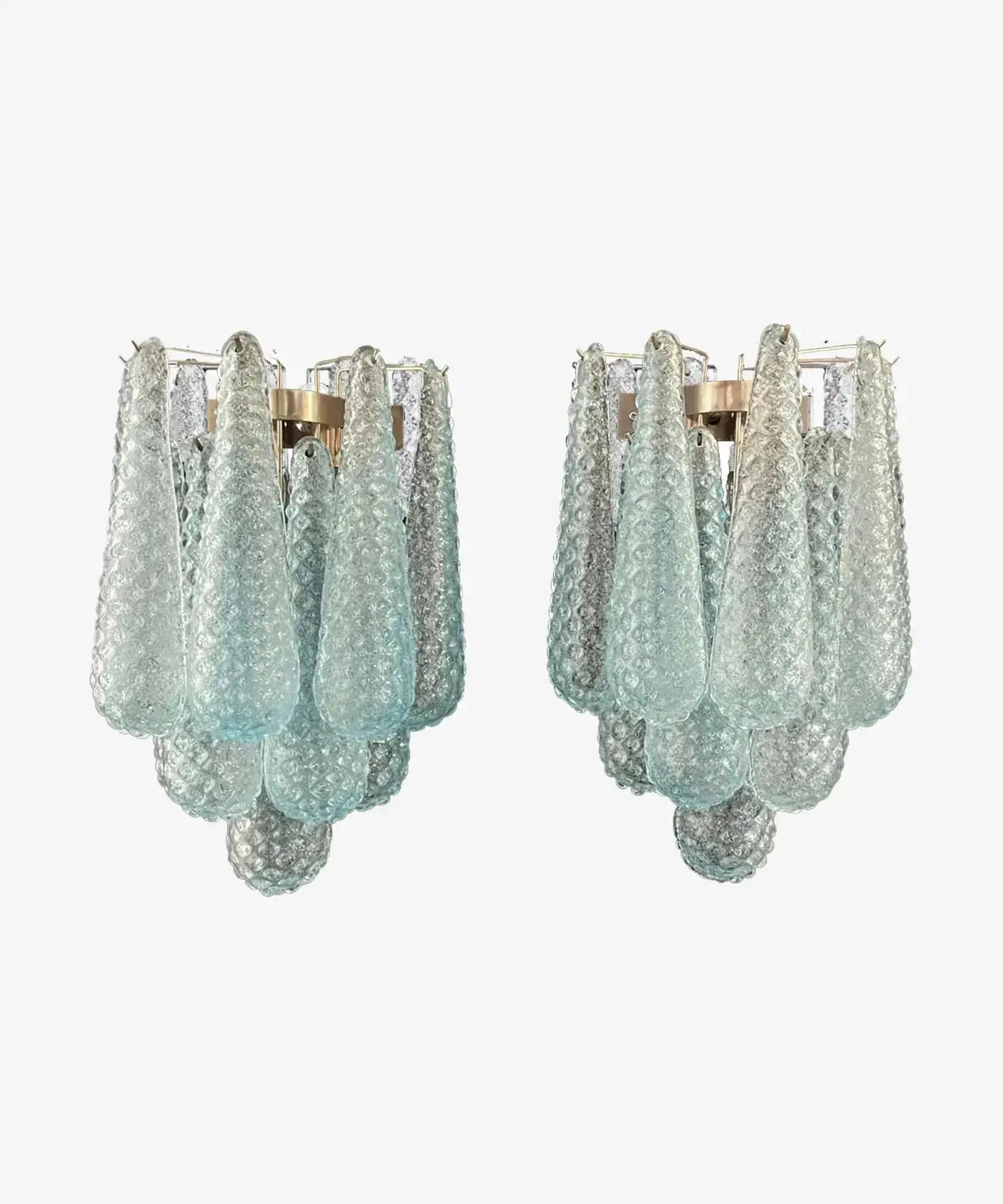 Murano vegglampe 10 dråpeglass (2 stk) Murano Studio