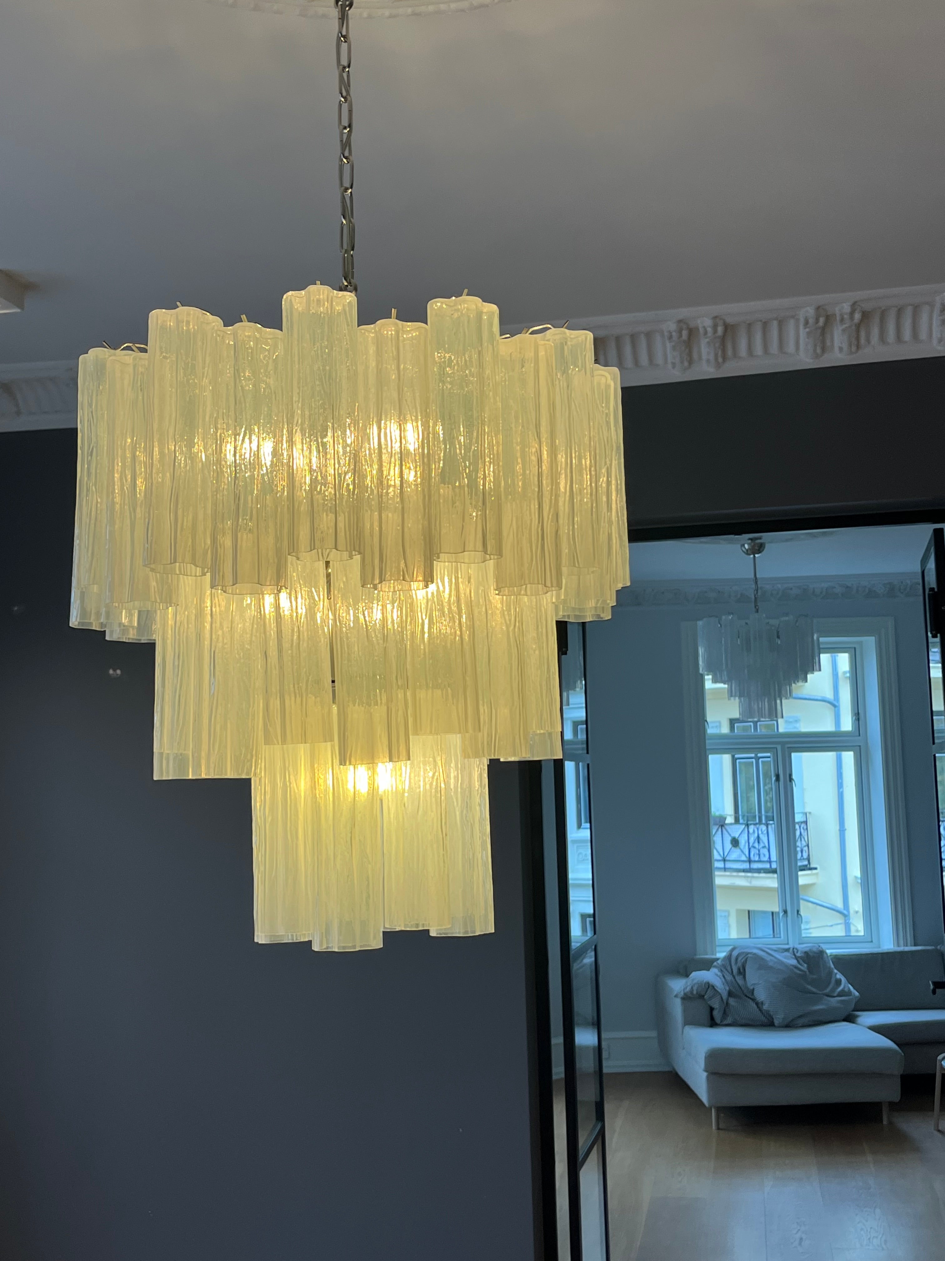 Murano Chandelier 48 Glass Tubes