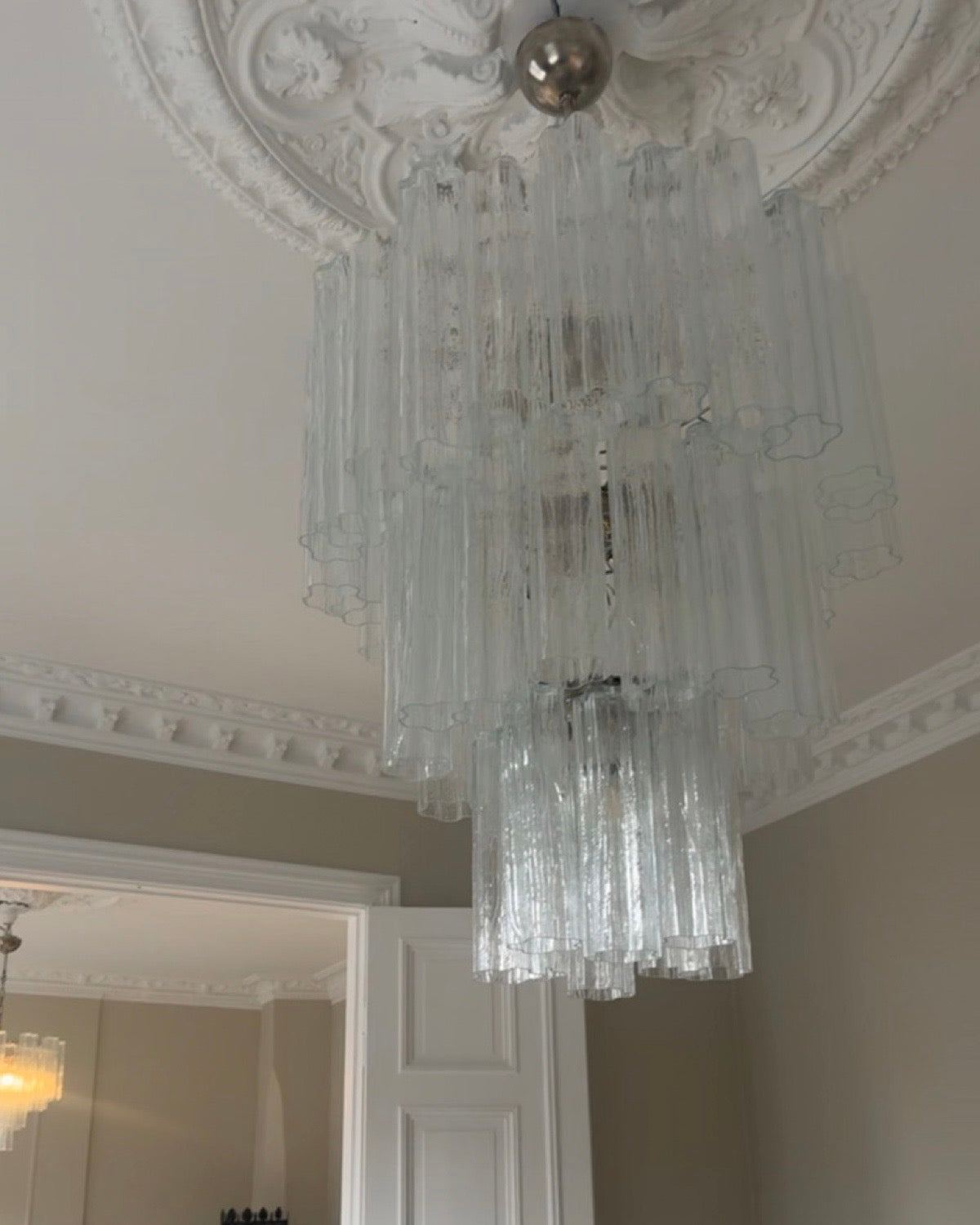 Murano Chandelier 48 Glass Tubes