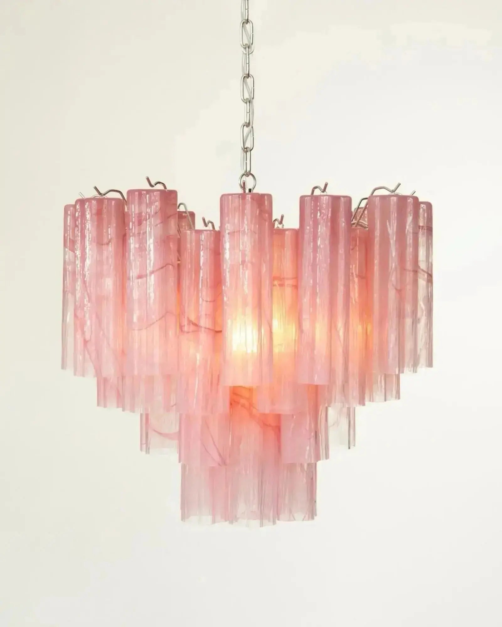 Murano Lysekrone 36 Glassrør Murano Studio
