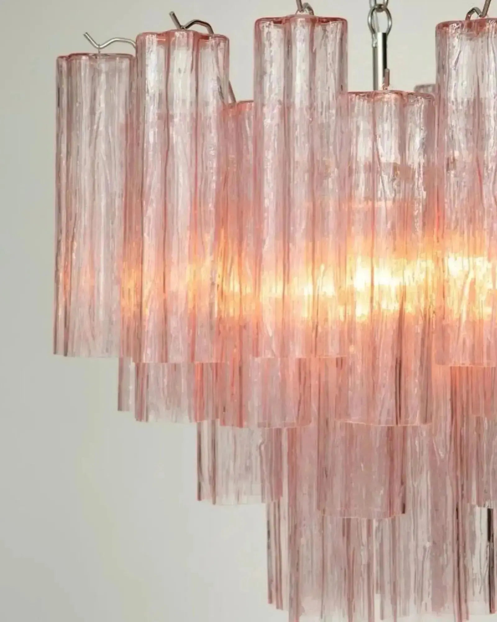 Murano Lysekrone 36 Glassrør Murano Studio