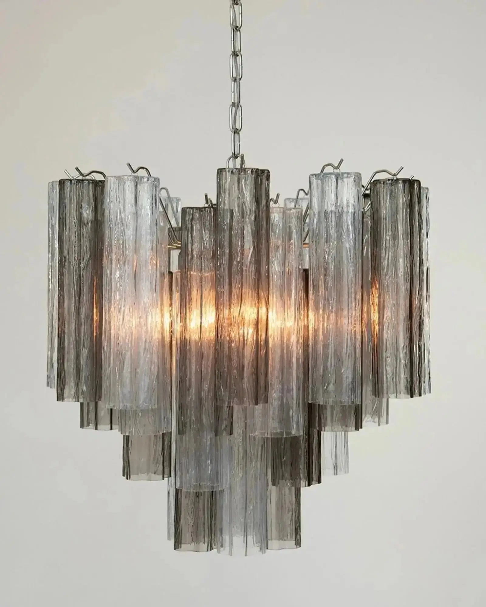 Murano Lysekrone 36 Glassrør Murano Studio