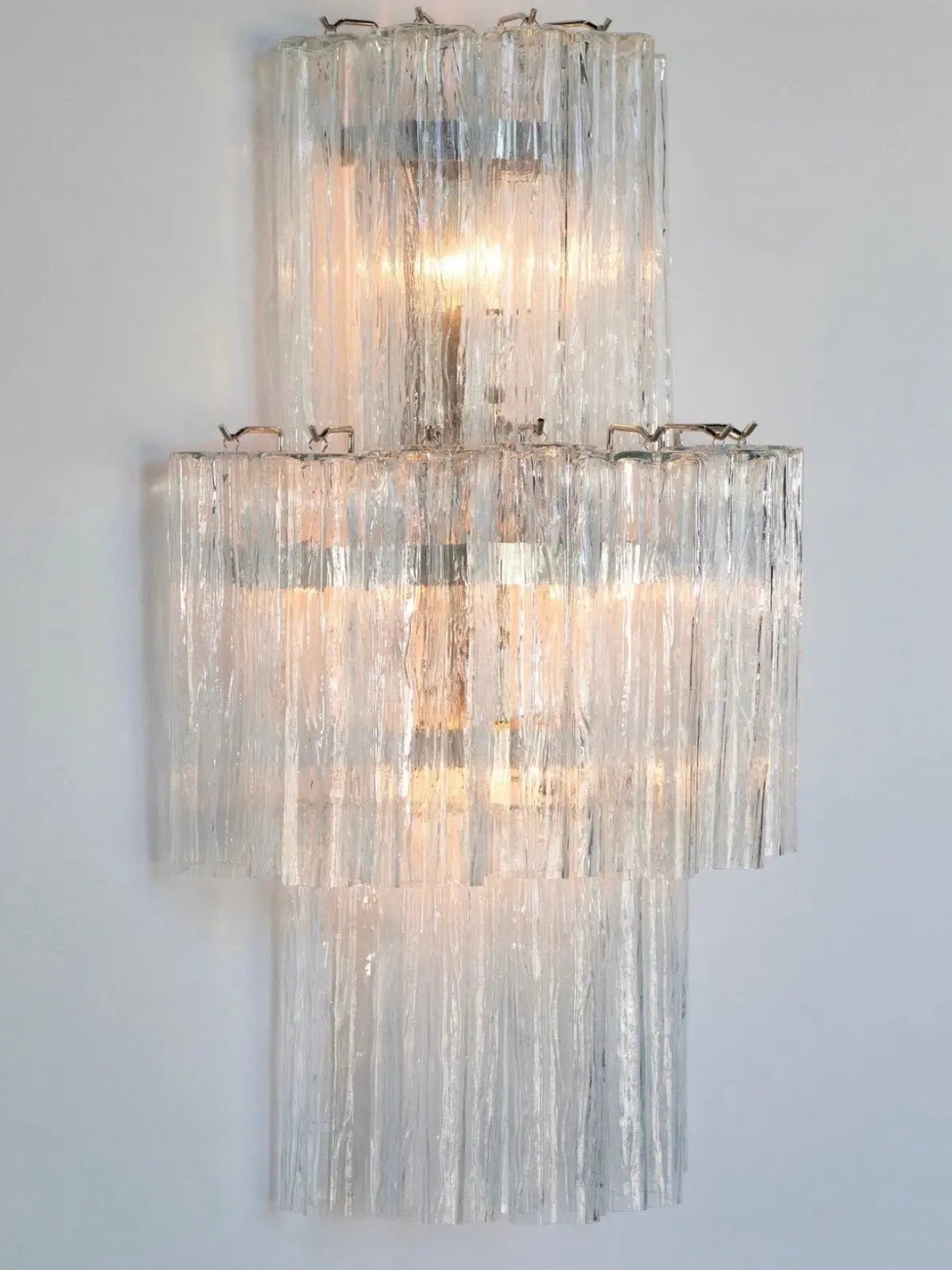 Murano vegglampe 18 glassrør (2 stk) Murano Studio