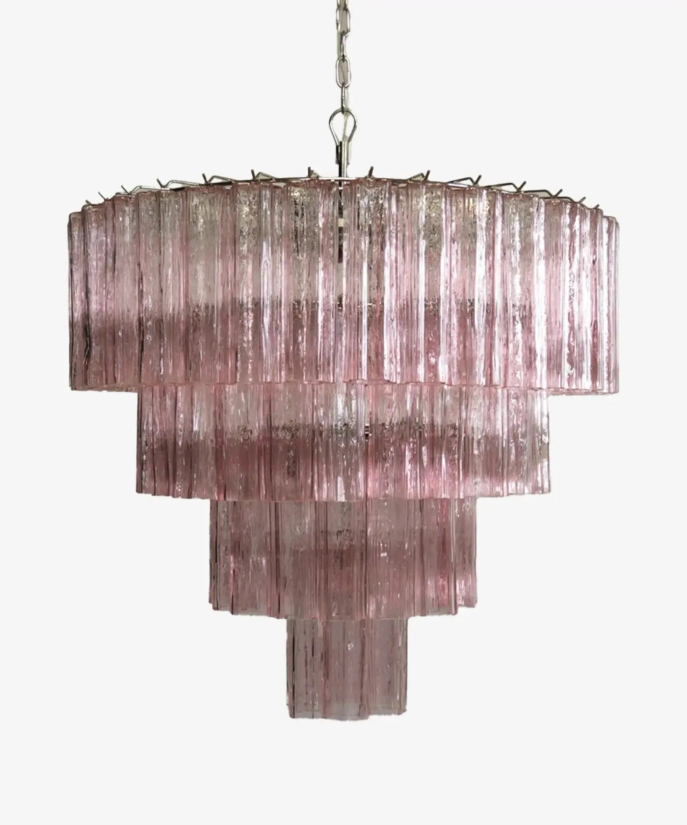 Murano Lysekrone 78 Glassrør Murano Studio