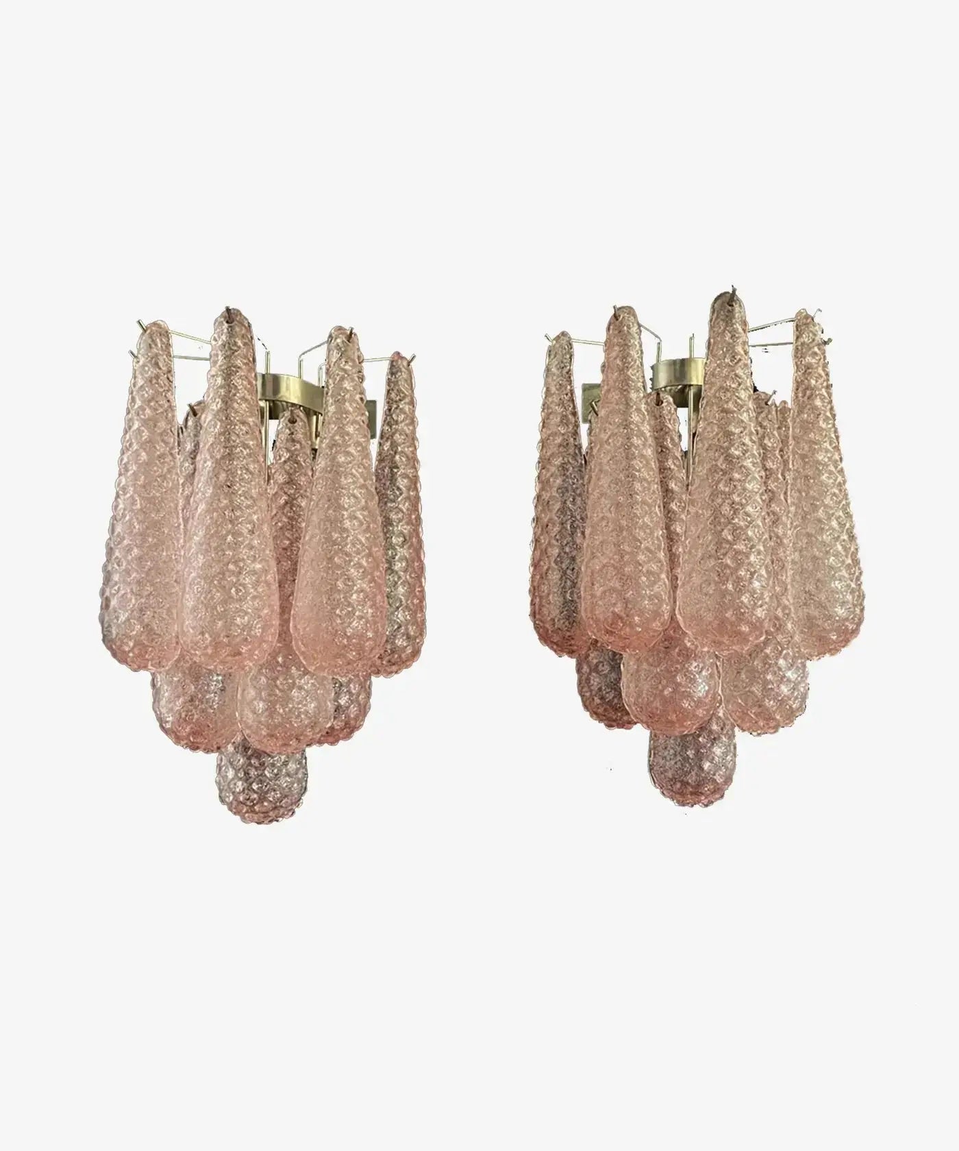 Murano vegglampe 10 dråpeglass (2 stk) Murano Studio